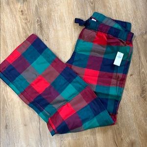 Plaid pj pants
